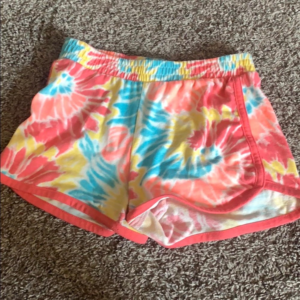 Tie dye shorts